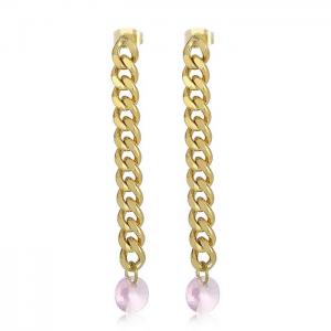 SS Gold-Plating Earring - KE100276-Z