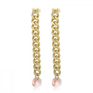 SS Gold-Plating Earring - KE100277-Z