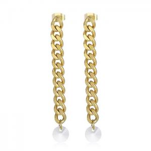 SS Gold-Plating Earring - KE100278-Z