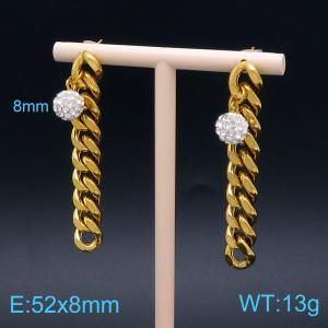 SS Gold-Plating Earring - KE100296-Z