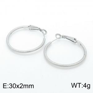 Stainless Steel Earring - KE100362-KFC