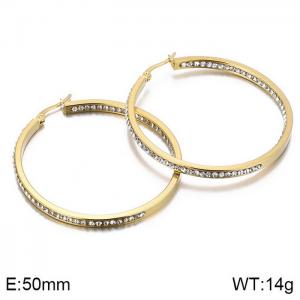 SS Gold-Plating Earring - KE100405-WGXY