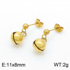 SS Gold-Plating Earring - KE100459-Z