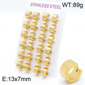 SS Gold-Plating Earring - KE100505-XY