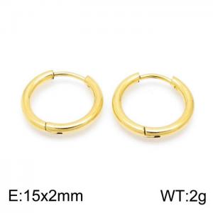 SS Gold-Plating Earring - KE100508-Z