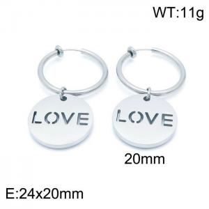 Stainless Steel Earring - KE100762-Z