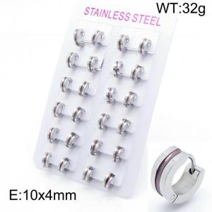 Stainless Steel Earring - KE100844-XY