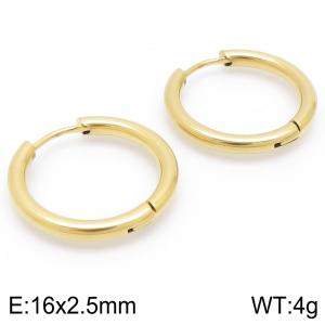 SS Gold-Plating Earring - KE100864-Z