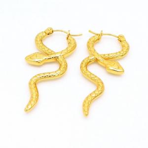 SS Gold-Plating Earring - KE101097-NJ