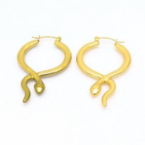 SS Gold-Plating Earring - KE101098-NJ