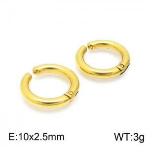 SS Gold-Plating Earring - KE101149-Z