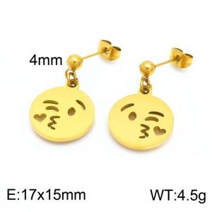 SS Gold-Plating Earring - KE101247-Z