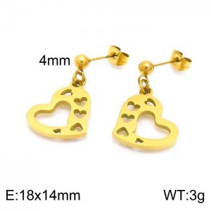 SS Gold-Plating Earring - KE101251-Z