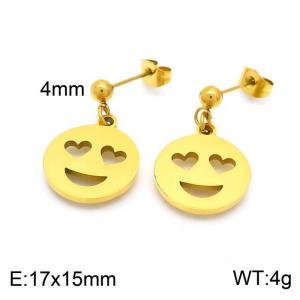 SS Gold-Plating Earring - KE101254-Z