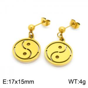 SS Gold-Plating Earring - KE101260-Z