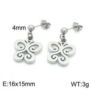 Stainless Steel Earring - KE101272-Z