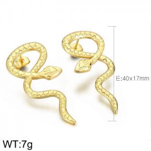 SS Gold-Plating Earring - KE101362-BNJ