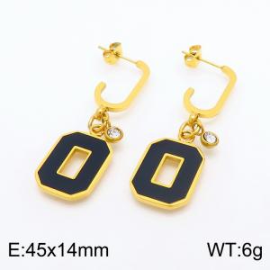 SS Gold-Plating Earring - KE101364-KFC