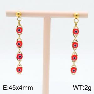 SS Gold-Plating Earring - KE101497-Z