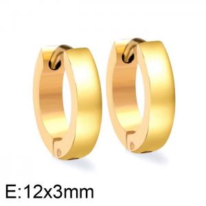 SS Gold-Plating Earring - KE101620-WGSA