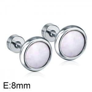 Stainless Steel Earring - KE101627-WGSA