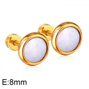 SS Gold-Plating Earring - KE101628-WGSA