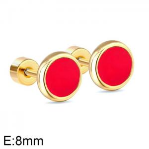 SS Gold-Plating Earring - KE101632-WGSA