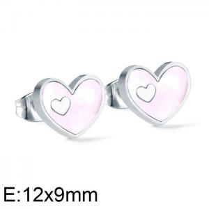 Stainless Steel Earring - KE101633-WGSA