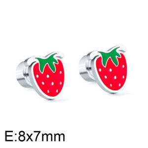 Stainless Steel Earring - KE101644-WGSA