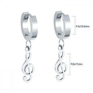 Stainless Steel Earring - KE101650-WGSA