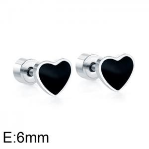 Stainless Steel Earring - KE101657-WGSA