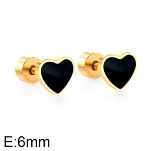 SS Gold-Plating Earring - KE101658-WGSA