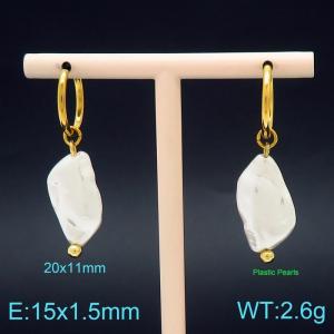 SS Gold-Plating Earring - KE101913-Z