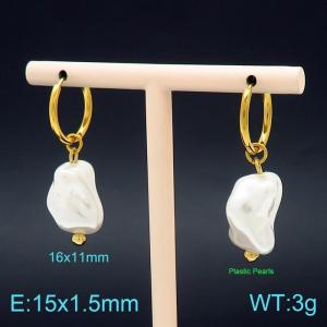 SS Gold-Plating Earring - KE101915-Z