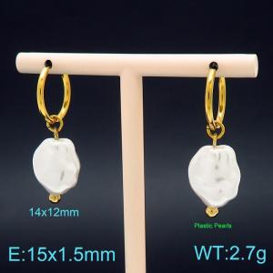 SS Gold-Plating Earring - KE101923-Z