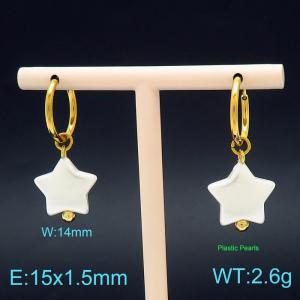 SS Gold-Plating Earring - KE101925-Z