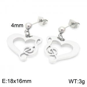 Stainless Steel Earring - KE102588-Z