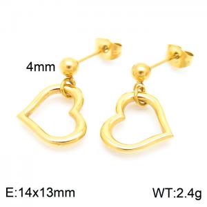 SS Gold-Plating Earring - KE102593-Z