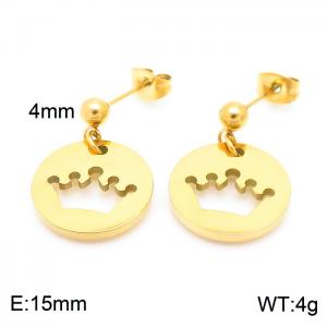 SS Gold-Plating Earring - KE102597-Z