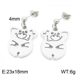 Stainless Steel Earring - KE102598-Z