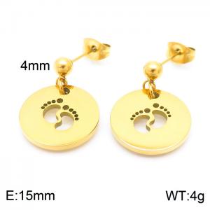 SS Gold-Plating Earring - KE102603-Z