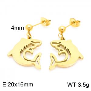 SS Gold-Plating Earring - KE102609-Z