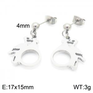 Stainless Steel Earring - KE102614-Z