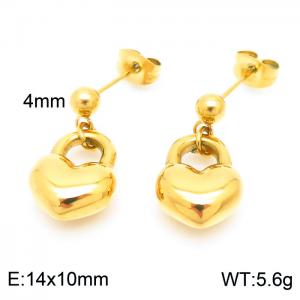 SS Gold-Plating Earring - KE102619-Z