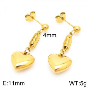 SS Gold-Plating Earring - KE102621-Z