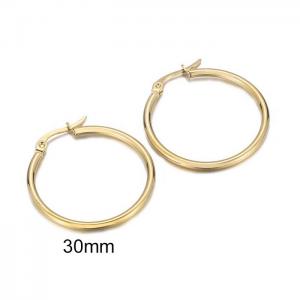 SS Gold-Plating Earring - KE102880-WGJM