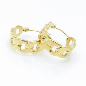 SS Gold-Plating Earring - KE102919-LM