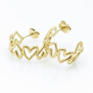 SS Gold-Plating Earring - KE102931-LM