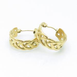 SS Gold-Plating Earring - KE102940-LM