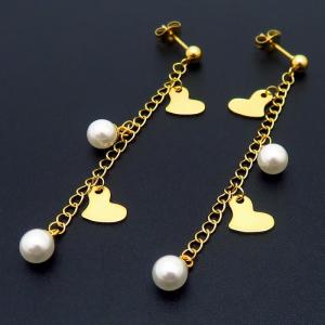 SS Gold-Plating Earring - KE103365-HR